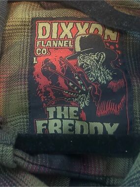 "The Freddy" Men's flannel Dixxon- Olive/Red